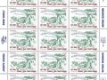 Feuille de timbres 80 ans chant des partisans